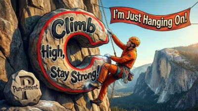 Rock Climbing Puns