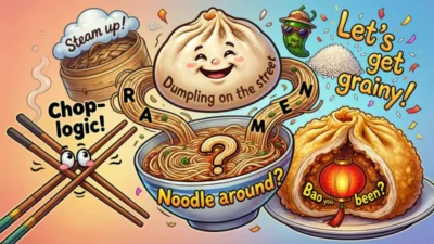 asian food puns