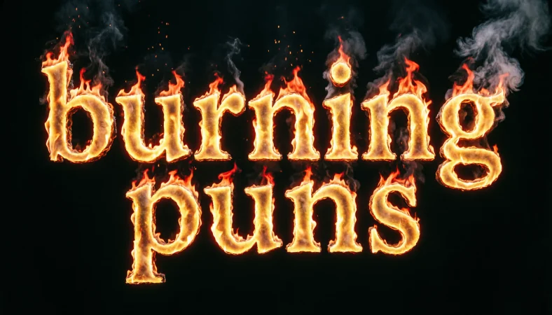 burning puns